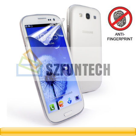 Anti-fingerprint Mirror Samsung Galaxy S3 Screen Protector Filter