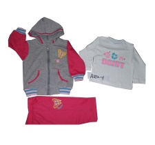 Girls 3 PCS Sets - A1112-1