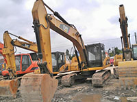 used cat 320d track excavator