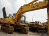 used komatsu pc450 track excavator