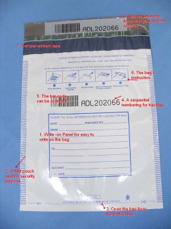 Tamper evident bags