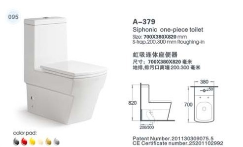 one-piece toilet