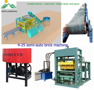 Fly Ash Bricks Machine (4-25)