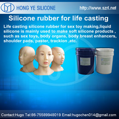 Life casting silicone rubber for sex toy making