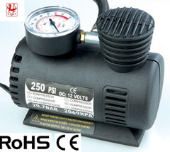 DC12V Mini Auto Air Compressor/Car Tire Pump/Inflator TM10A