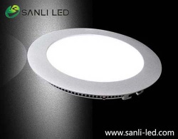 Round Dia180mm natural white LED Panel Light 7W with DALI dimmable & Emergency