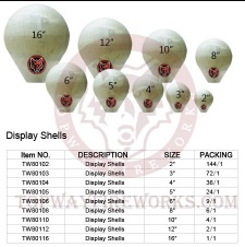 Display Shells, Professional Fireworks