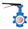 PTFE lining Lug Type Butterfly Valve