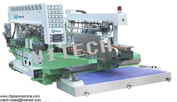 Glass double edging machine