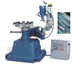 Glass shape beveling machine