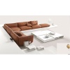 Modern leather sofa