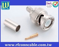 BNC connector Male Crimp for CCTV