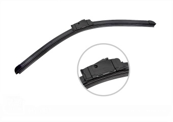 Multi-function soft windshield wiper blade with 5 adaptors