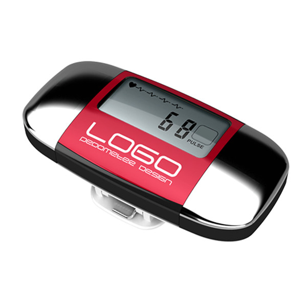 Heart rate pulse pedometer