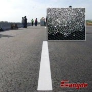 Glass beads for road marking