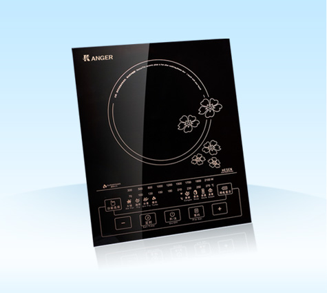 transparent, black and white glass-ceramic with low coefficient of heat expansion and excellent shock resistance