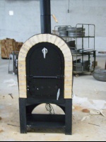 outdoor wood fired pizza oven