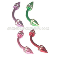 Eyebrow body piercing jewelry