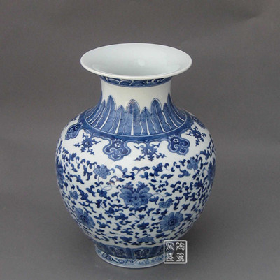 Blue and White Porcelain Vase