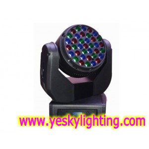 37 x 3W RGB led moving head beam