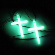 Bright glow cross necklace glow jewelry accessories