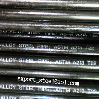 ASTM A213 T22 Seamless alloy pipe