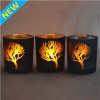 Three Christmas candle holder