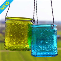 hanging glass lanterns