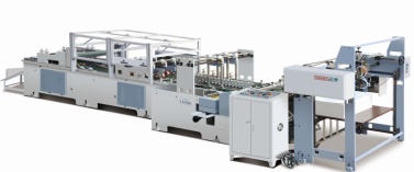 Sheet feeding handbag forming machine