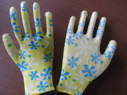 nitrile glove (flower)