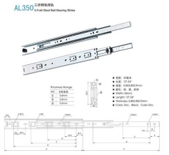 3-Fold Steel Ball Bearing Slides