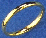 18K Wedding Band