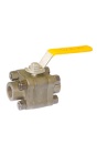 Forged steel three pieces  ball valve