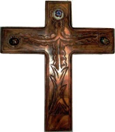 wooden wall cross