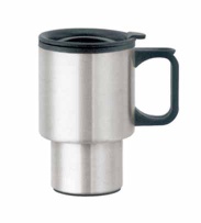 Stainless steel travel mug