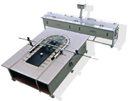 PVC profile bending machine