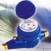 Rotary vane pointer water meter