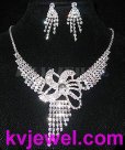 Rhinestone Necklace Set