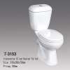 toilet bowl, toilet seat,cistern,one piece or two pieces toilet with high water flushing system