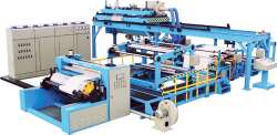 plastic extruding coating machine