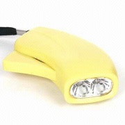 LED Flashlight Without Battery and Hand-pressing for Poiwer Generation