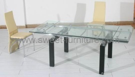 glass dining table