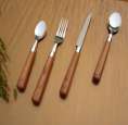 Stainless Steel Tableware/Flatware with Plastic Handle