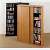 Sliding door CD rack