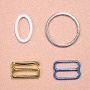 Alloy Irregular Round Metal Buttons