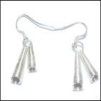 Silver earring