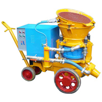 PZ-3 shotcrete machine driven by electric motor