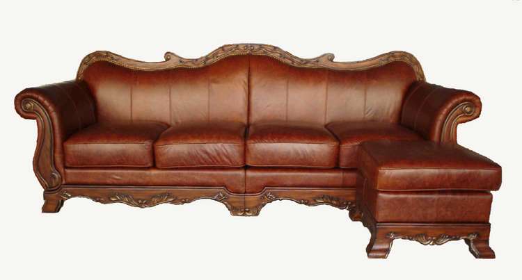 leather sofa