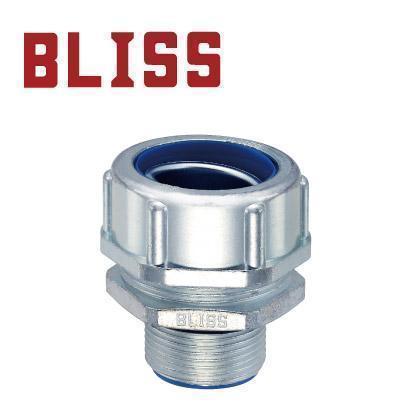 Liquid tight straight connector - metric thread: B2142