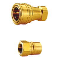 Large Flow Close Type - Quick Coupling (Brass)